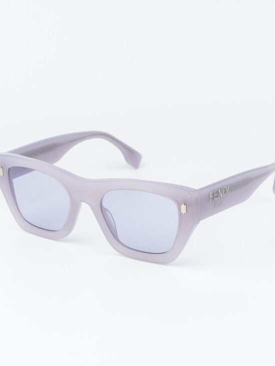 Fendi Women Sunglasses Violet Lilac Square FE40100I 81Y NEW AUTHENTIC main image 8